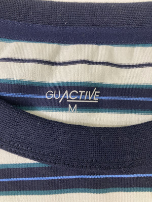 GUACTIVE/ジーユーアクティブ/Tシャツ/カットソー/トップス/ネイビー/M
