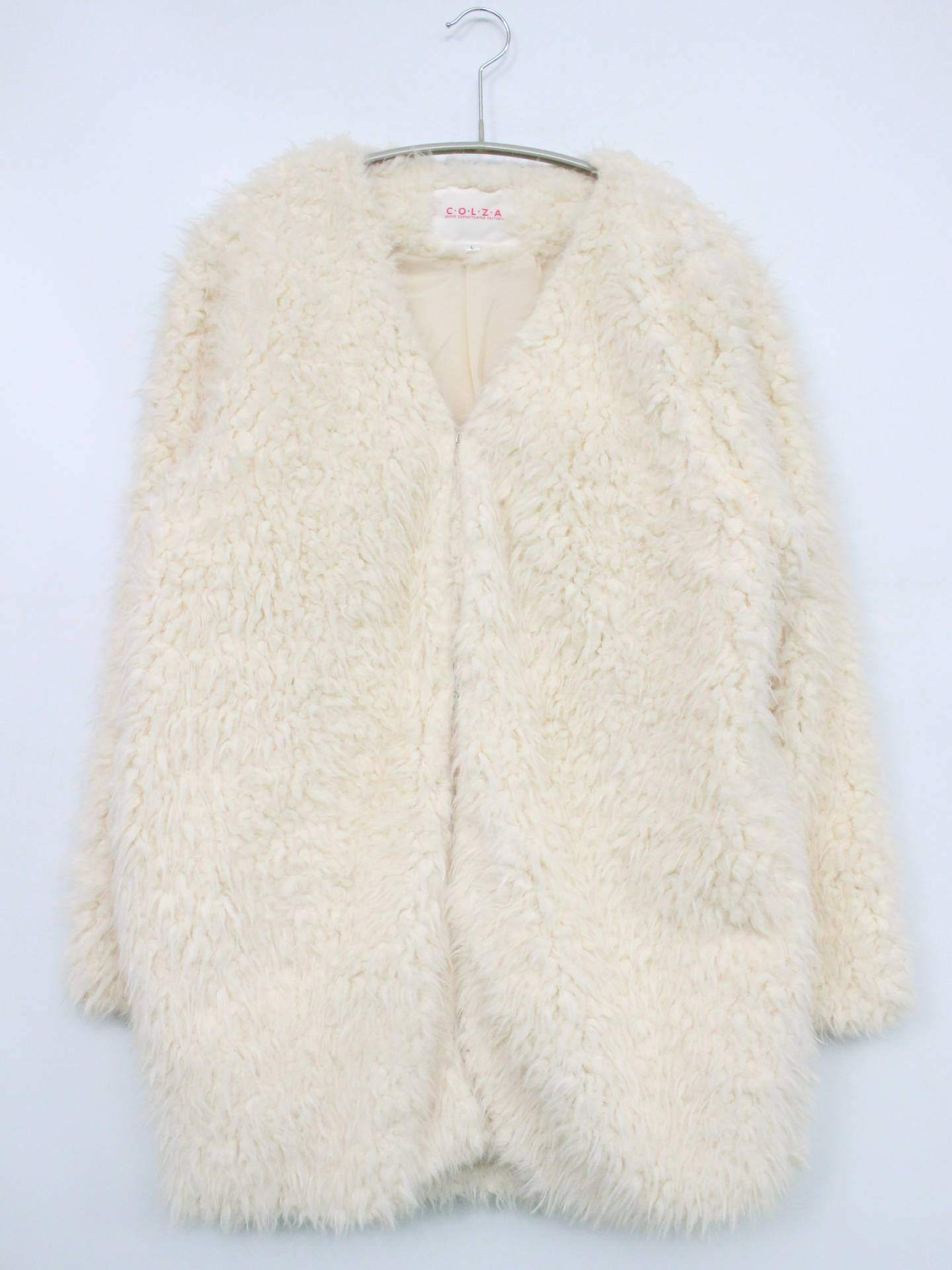 COLZA/コルザ/カーディガン/ボレロ/トップス/アイボリー/L