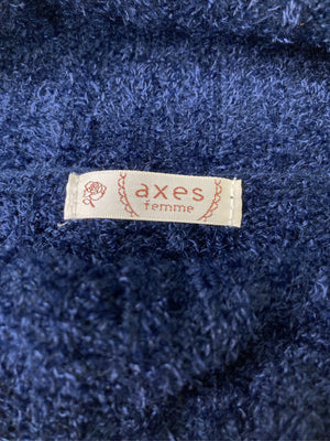axes femme/アクシーズファム/ニット/セーター/トップス/ネイビー/M
