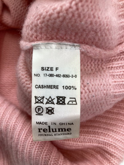 ニット/セーター/トップス/ピンク/F