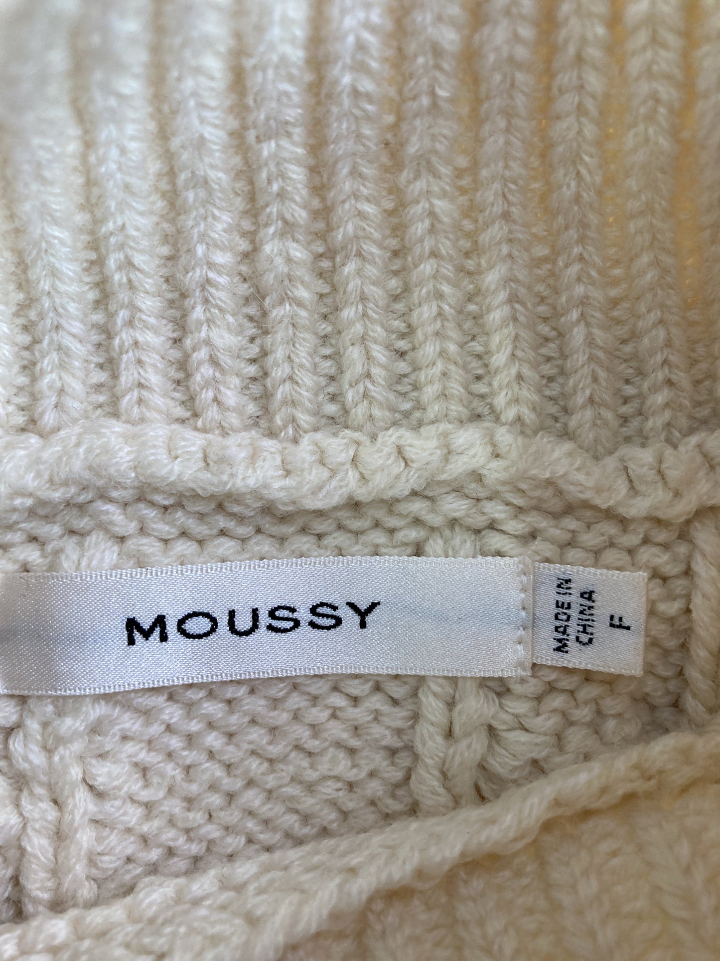 MOUSSY/マウジー/ニット/セーター/トップス/ホワイト/F