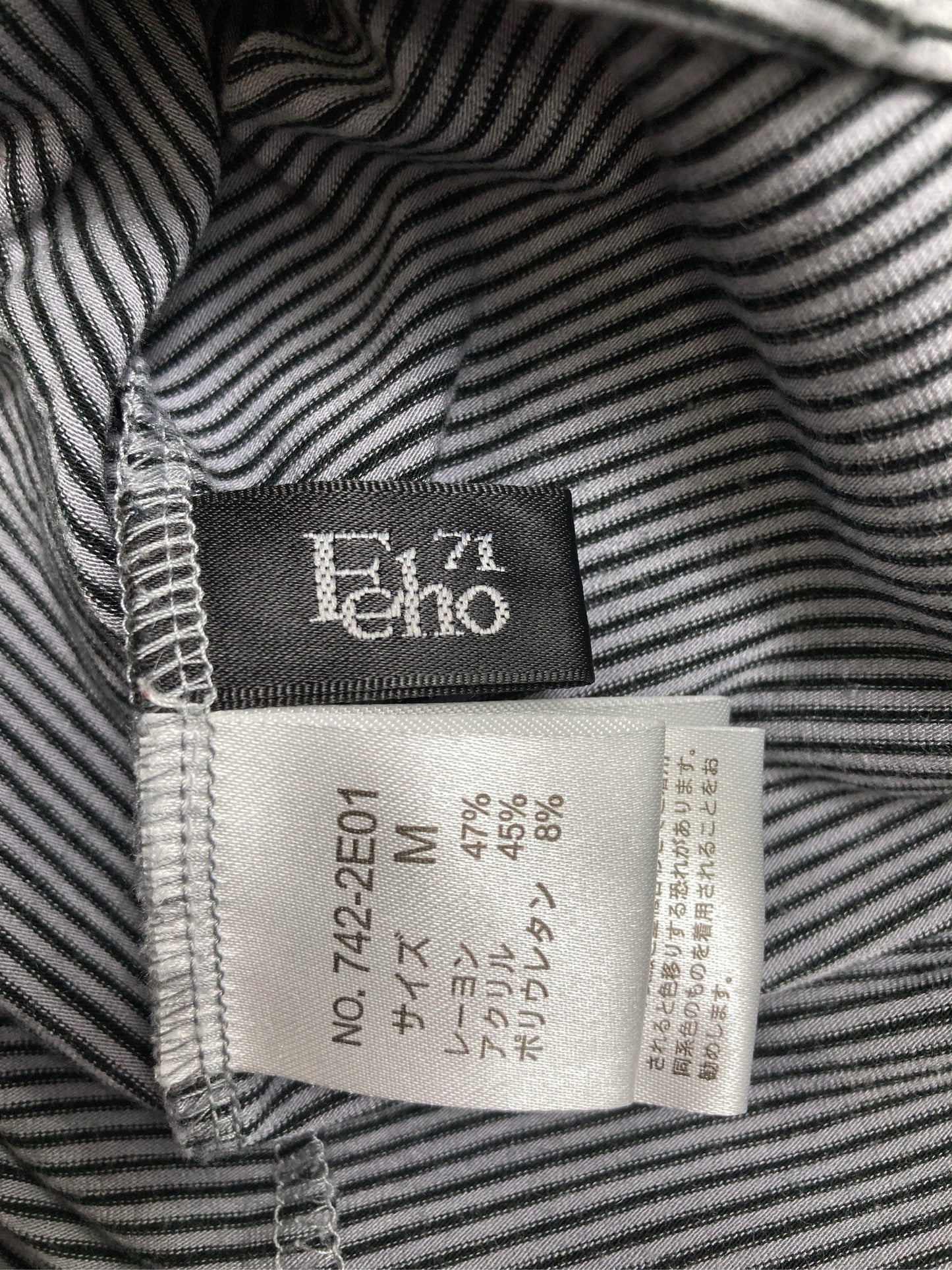 Echo/Tシャツ/カットソー/トップス/ブラック/M