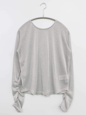 JEANASIS/ジーナシス/シャツ/ブラウス/トップス/グレー/F