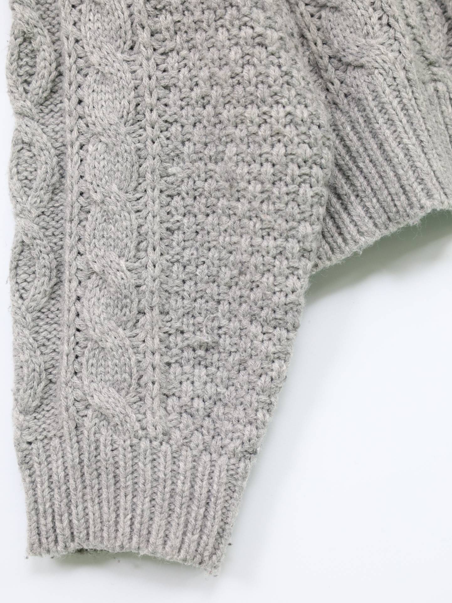 ニット/セーター/トップス/グレー/F