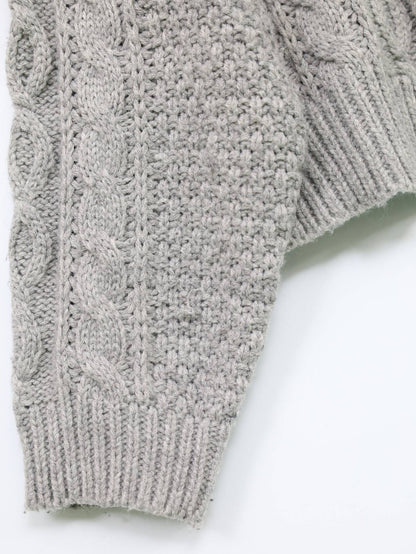 ニット/セーター/トップス/グレー/F