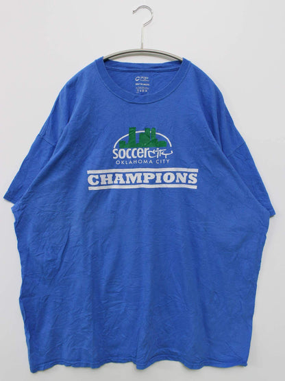 PORT and COMPANY/Tシャツ/カットソー/トップス/ブルー/2XL