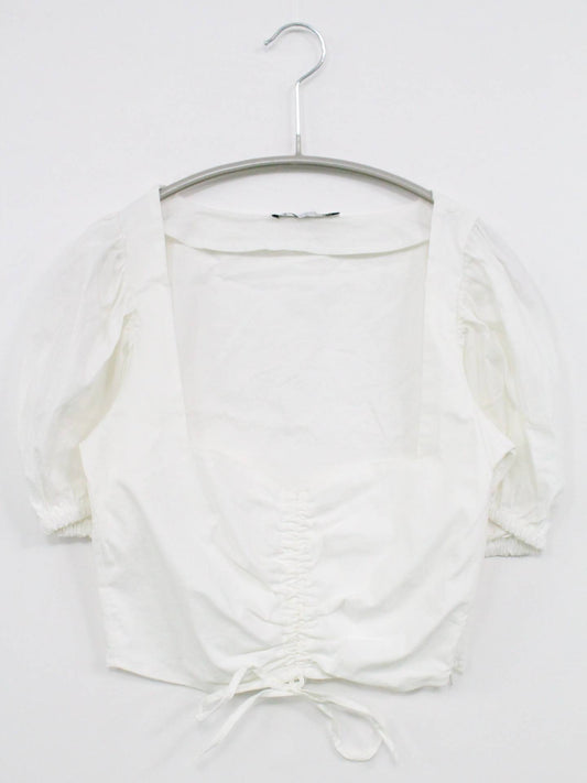 ZARA/ザラ/シャツ/ブラウス/トップス/ホワイト/M