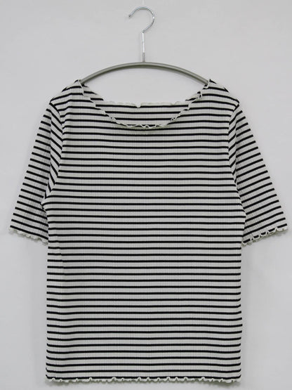 ViS/Tシャツ/カットソー/トップス/ホワイト/F