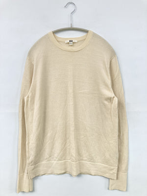 UNIQLO/ユニクロ/Tシャツ/カットソー/トップス/ホワイト/XL