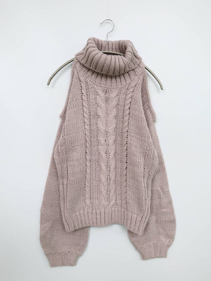 CECIL McBEE/セシルマクビー/ニット/セーター/トップス/ピンク/M