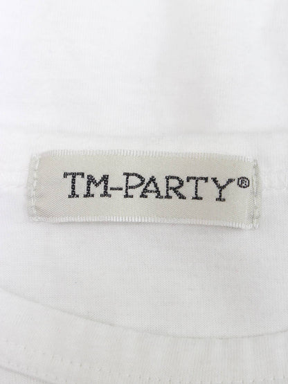 TM-PARTY/Tシャツ/カットソー/トップス/ホワイト/M