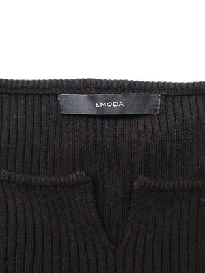 EMODA/エモダ/ニット/セーター/トップス/ブラック/F