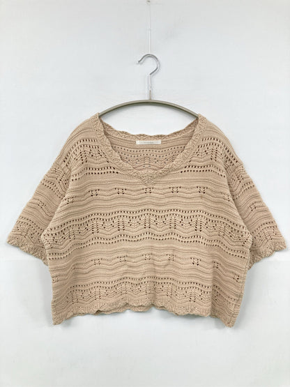 RETRO GIRL/レトロガール/ニット/セーター/トップス/ベージュ/M