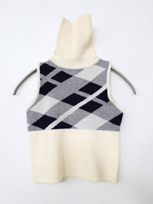 ノースリーブ/トップス/ブラック/M