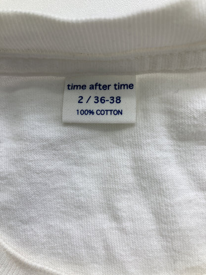 time after time/Tシャツ/カットソー/トップス/ホワイト/2/36-38