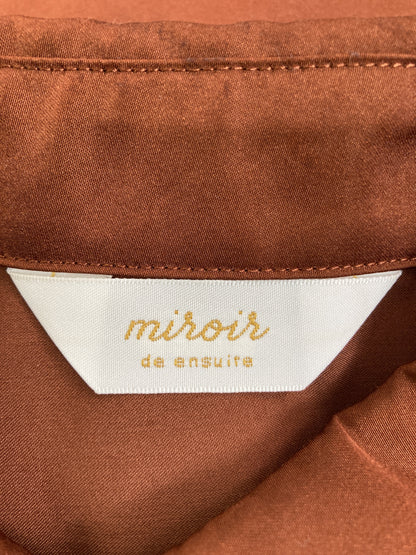 miroir/シャツワンピース/ワンピース/ドレス/ブラウン