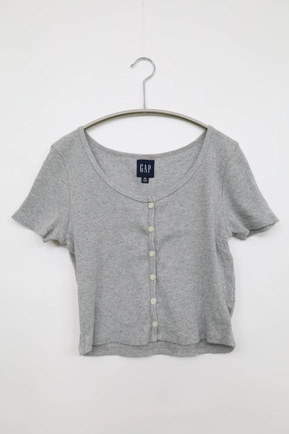 GAP/ギャップ/Tシャツ/カットソー/トップス/グレー/XS