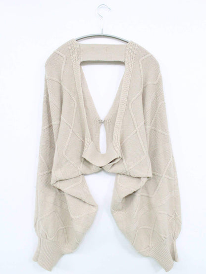 ELCY/カーディガン/ボレロ/トップス/ベージュ/F