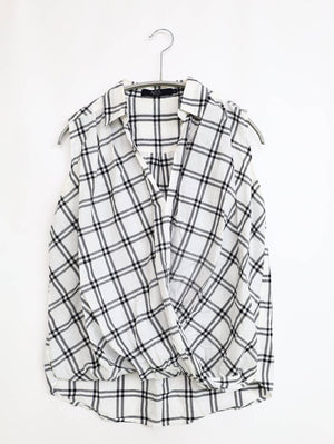 AZUL/アズール/シャツ/ブラウス/トップス/ホワイト/S