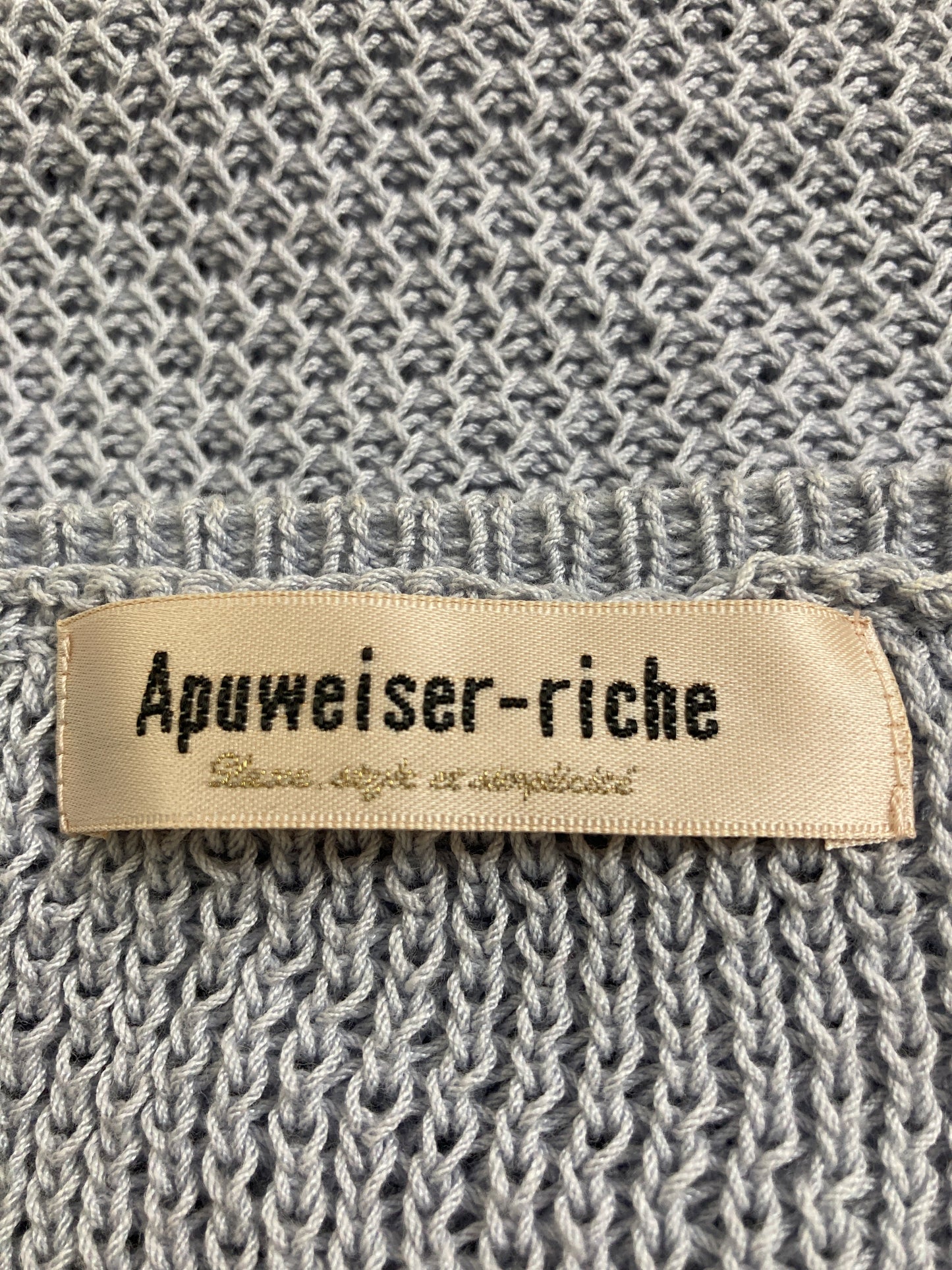 Apuweiser-riche/ニット/セーター/トップス/グレー/2