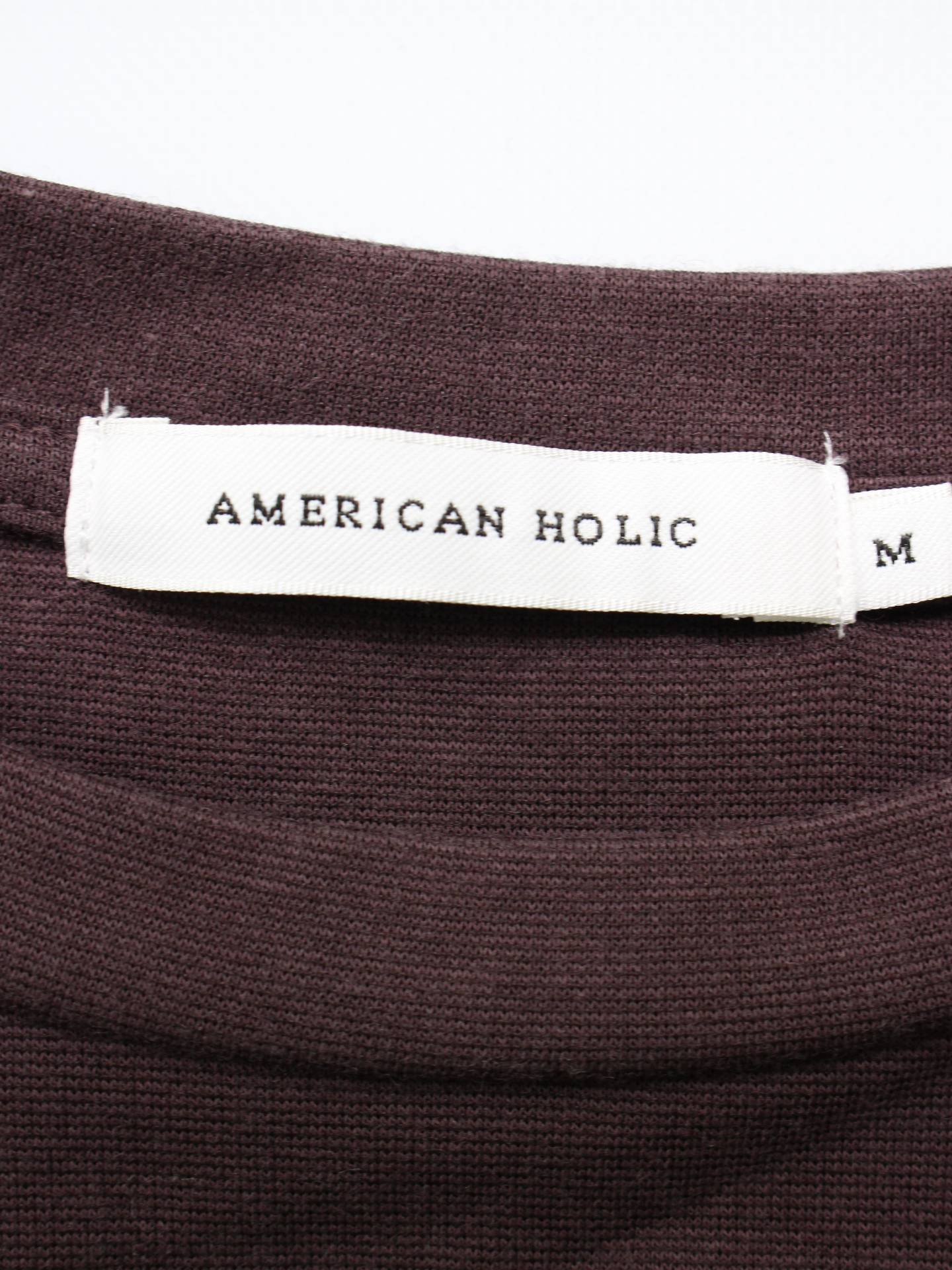 AMERICAN HOLIC/アメリカンホリック/Tシャツ/カットソー/トップス/ブラウン/M