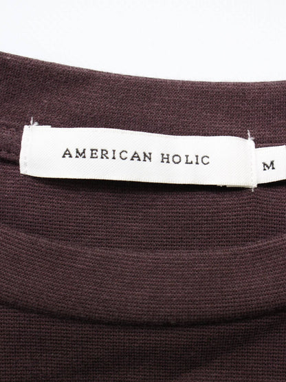 AMERICAN HOLIC/アメリカンホリック/Tシャツ/カットソー/トップス/ブラウン/M