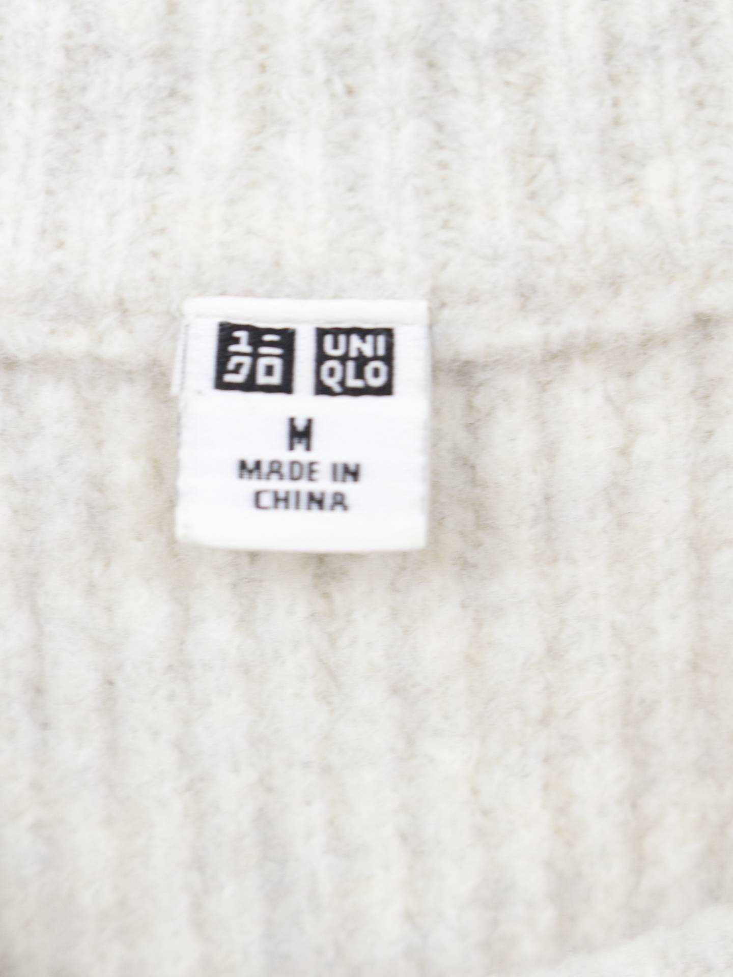 UNIQLO/ユニクロ/ニット/セーター/トップス/アイボリー/M