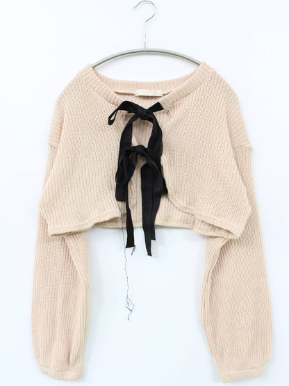 カーディガン/ボレロ/トップス/アイボリー