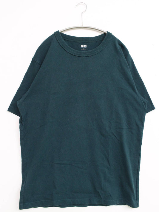 UNIQLO U/ユニクロユー/Tシャツ/カットソー/トップス/グリーン/L