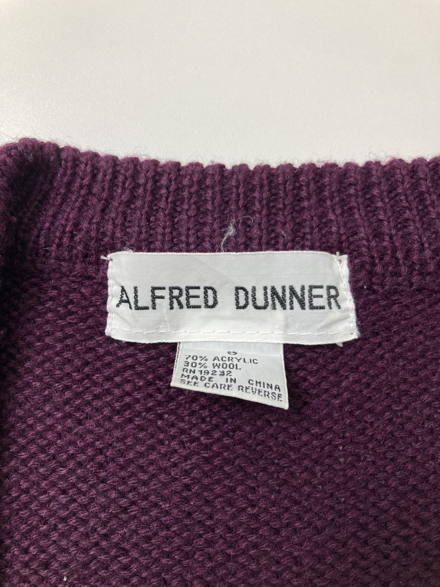 alfred dunner/アルフレッドダナー/カーディガン/ボレロ/トップス/パープル/S