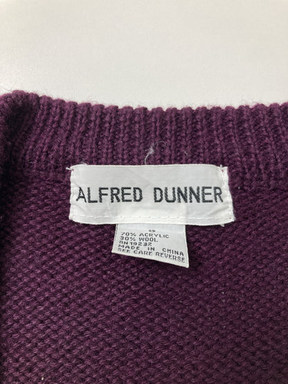 alfred dunner/アルフレッドダナー/カーディガン/ボレロ/トップス/パープル/S