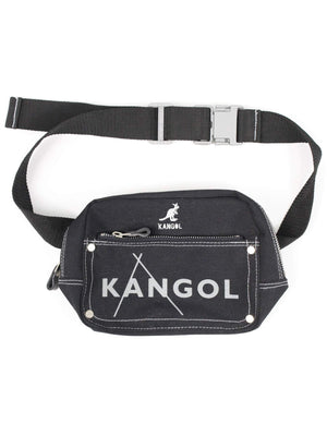 KANGOL/カンゴール/ボディバッグ/ウエストポーチ/バッグ/ブラック