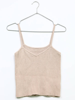 キャミソール/トップス/ベージュ/M