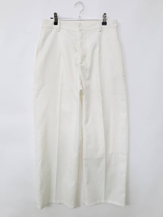 Adoon plain/アドーンプレーン/スラックス/パンツ/ホワイト/S