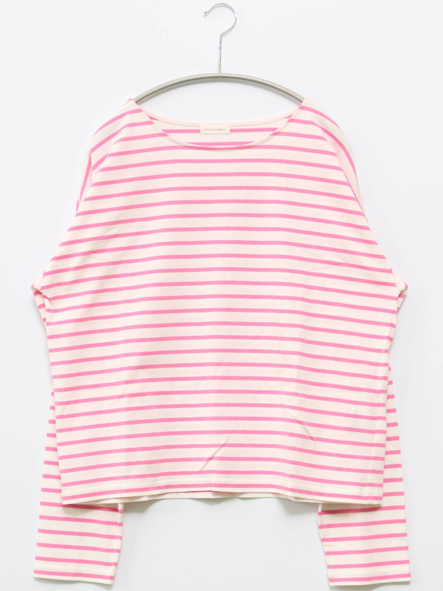 apres jour mignon/Tシャツ/カットソー/トップス/ピンク/LL