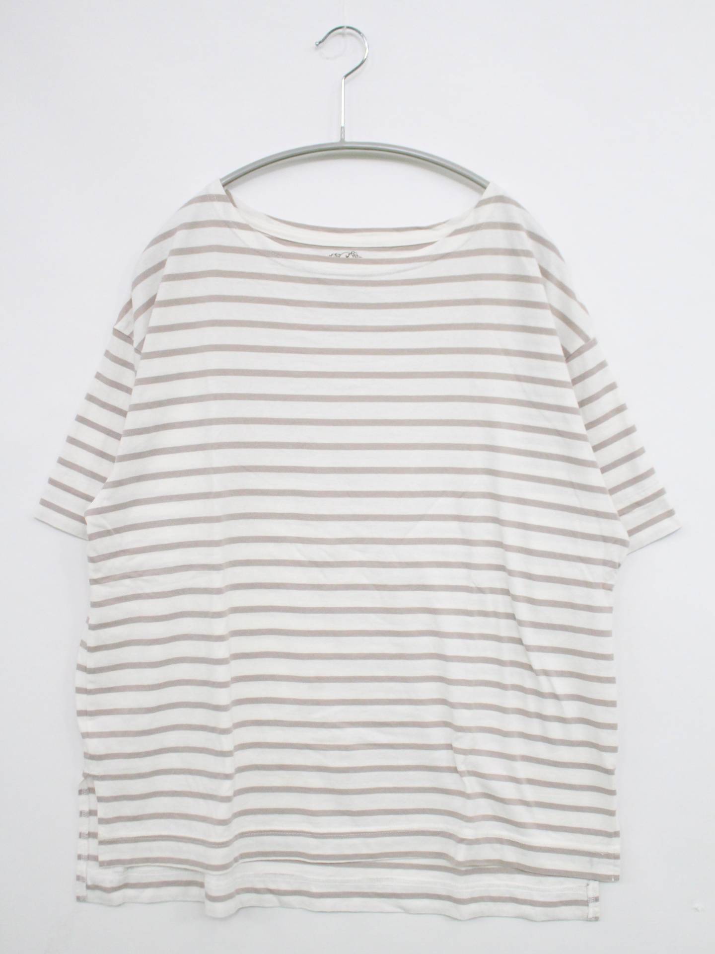 GLOBAL WORK/Tシャツ/カットソー/トップス/ベージュ/L