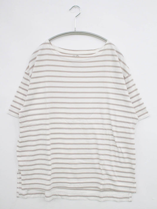 GLOBAL WORK/Tシャツ/カットソー/トップス/ベージュ/L