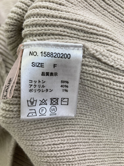 NICE CLAUP/ナイスクラップ/ニット/セーター/トップス/ベージュ/F