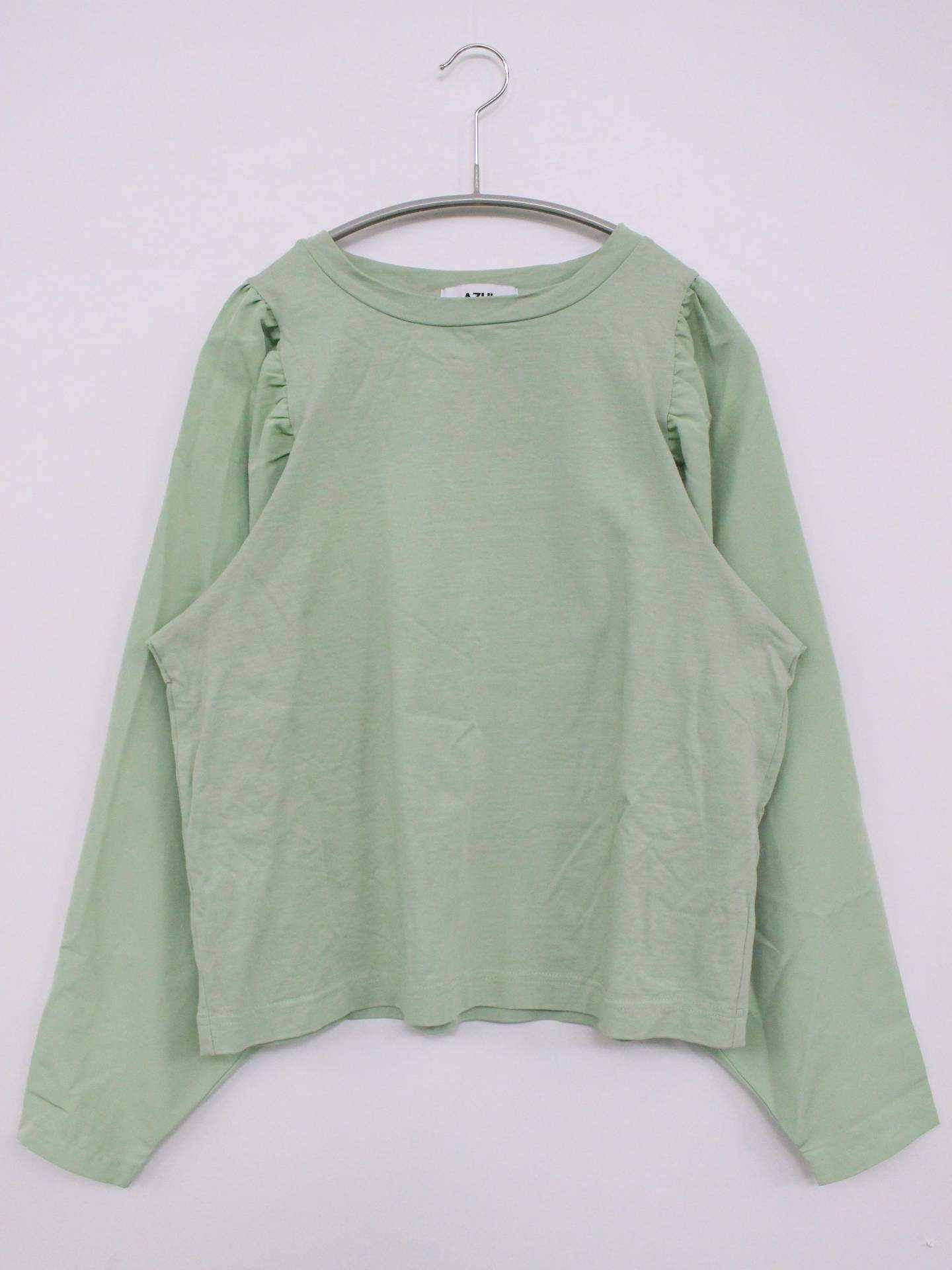 AZUL/Tシャツ/カットソー/トップス/ライトグリーン/M
