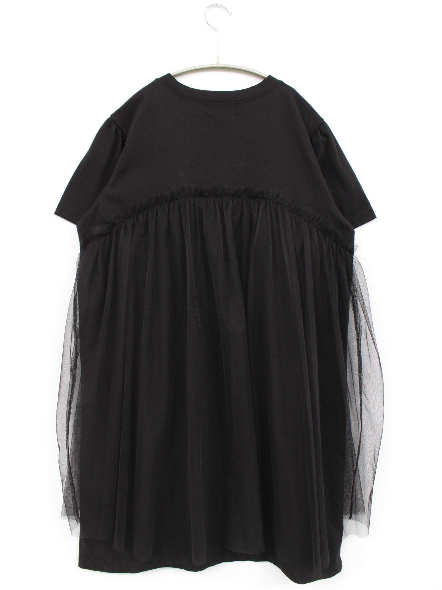 Ponytail/チュニック/ワンピース/ドレス/ブラック