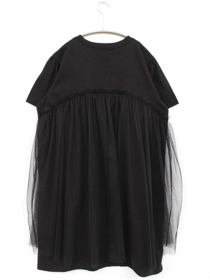 Ponytail/チュニック/ワンピース/ドレス/ブラック