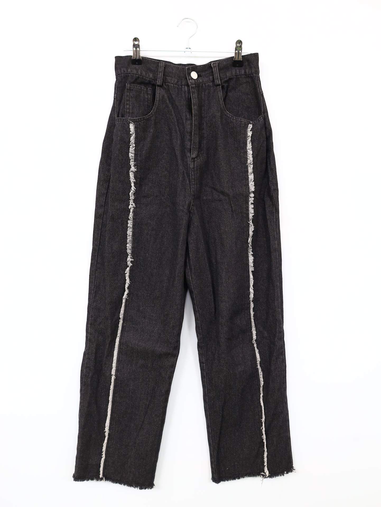 nemne/ネンネ/デニムパンツ/パンツ/ブラック/S