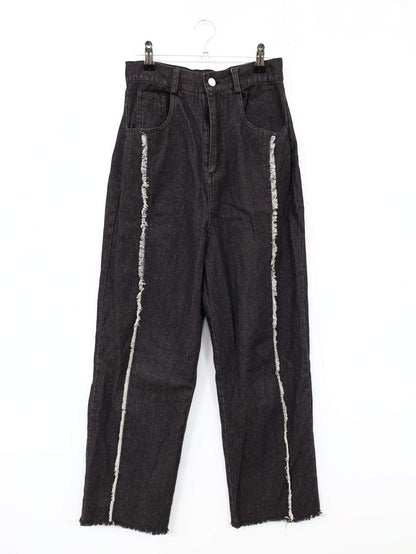 nemne/ネンネ/デニムパンツ/パンツ/ブラック/S