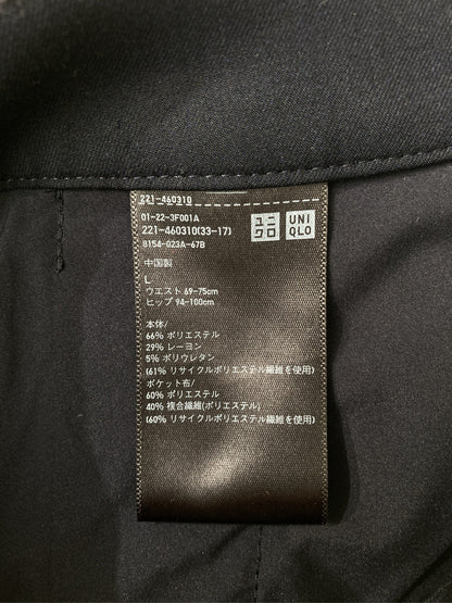 UNIQLO/ユニクロ/スラックス/パンツ/ネイビー/L