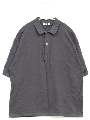 UNIQLO/ユニクロ/ポロシャツ/トップス/グレー/M