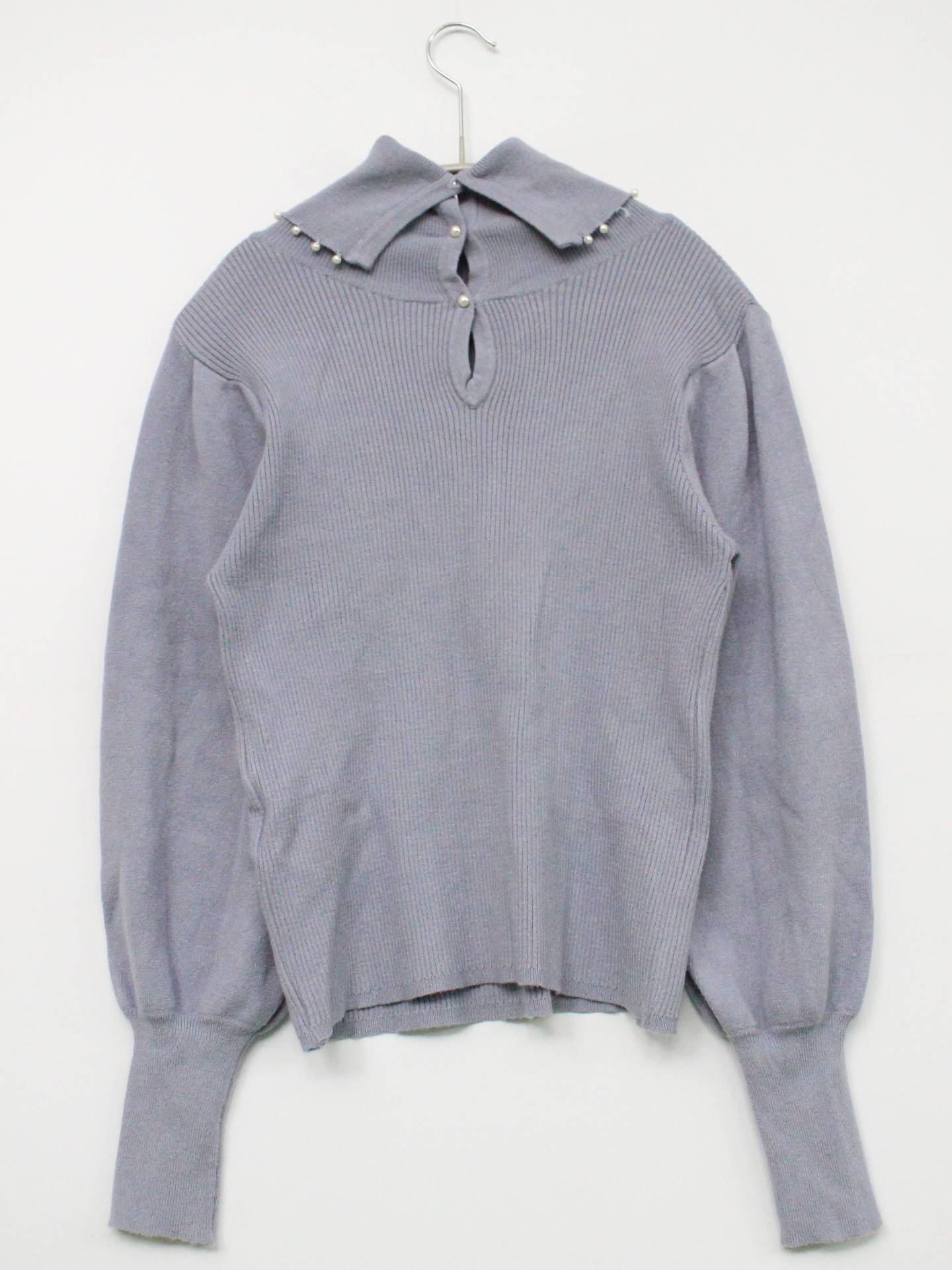 natural couture/ナチュラルクチュール/ニット/セーター/トップス/グレー/F