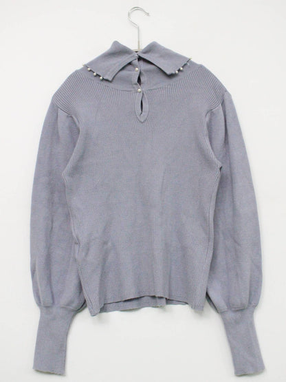 natural couture/ナチュラルクチュール/ニット/セーター/トップス/グレー/F