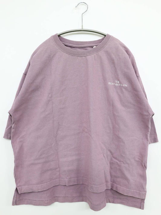 Tシャツ/カットソー/トップス/パープル/F