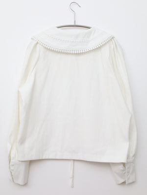 JUNOAH/ジュノア/シャツ/ブラウス/トップス/ホワイト/M