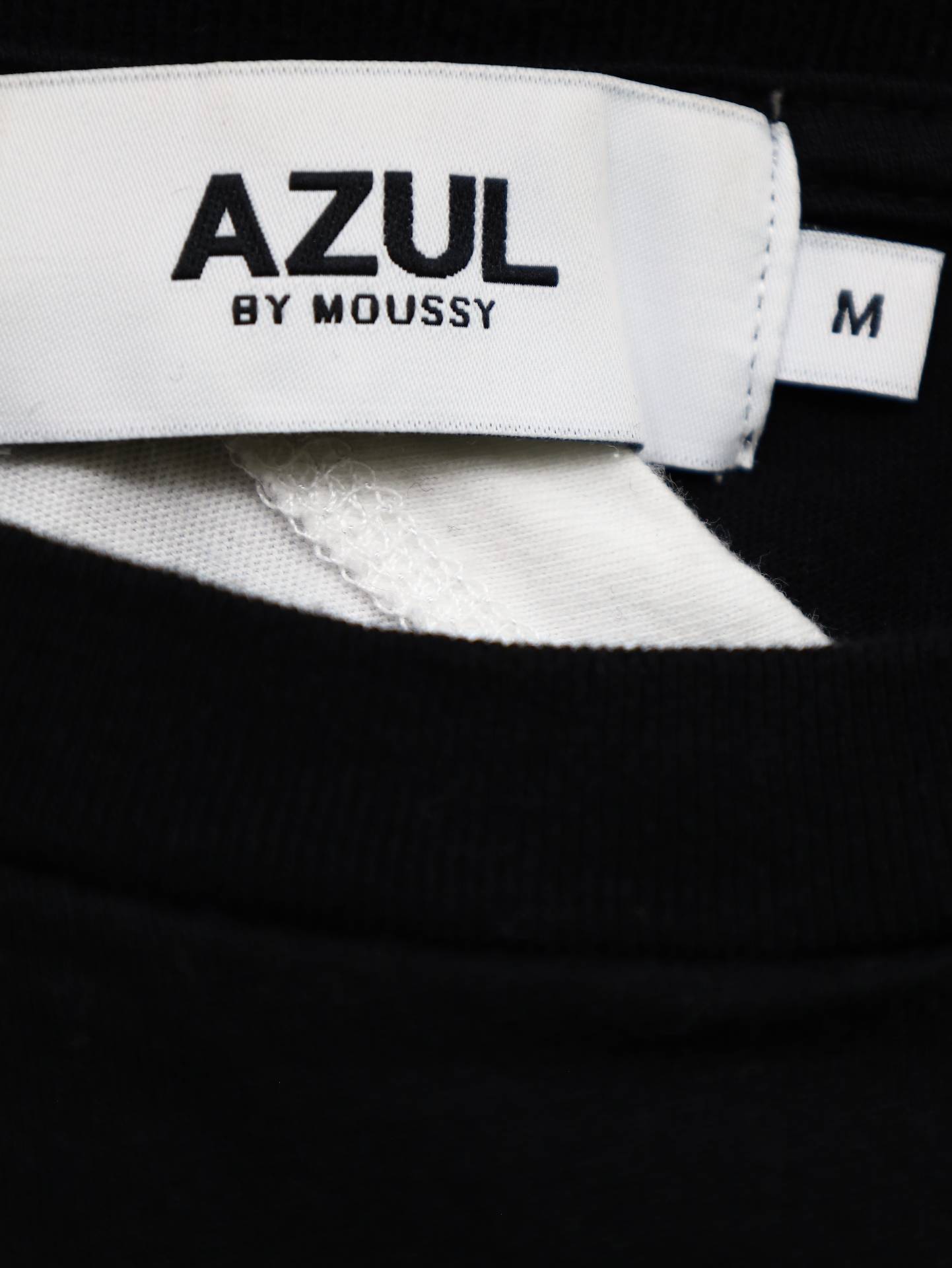 AZUL by MOUSSY/Tシャツ/カットソー/トップス/ブラック/M